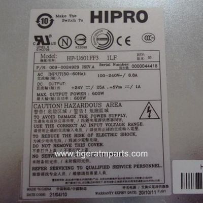 009-0024929 NCR 6625 600W 24V Fornitore di alimentazione Parti di macchine bancomat