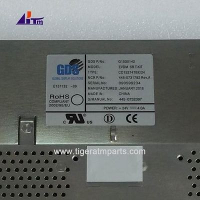445-0731782 NCR 6625 6626 LCD da 15 pollici Std. Bright Display ATM Parts Machine