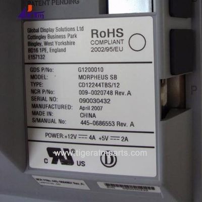 Parti della macchina ATM NCR 58XX Display LCD da 12,1 pollici 445-0686553 009-0020748