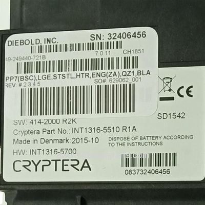 49249440721B Diebold EPP7 Tastiera ATM Parti di macchine