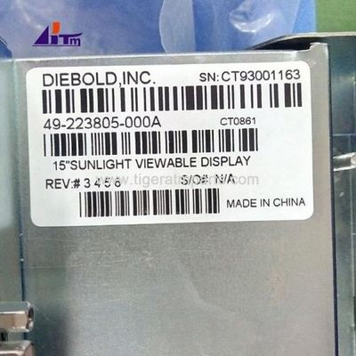 Parti della macchina bancomat Diebold LCD 15 pollici Display visibile alla luce del sole 49223805000A