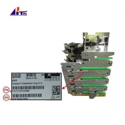 ATM Parts Wincor Nixdorf Cineo Chassis 4 Cassette Lunghezza 4+4 1750160389