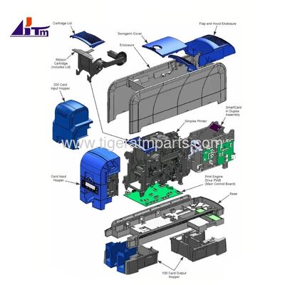 Parti di ricambio per stampante per tessere in PVC Datacard SD460 ID con laminatore