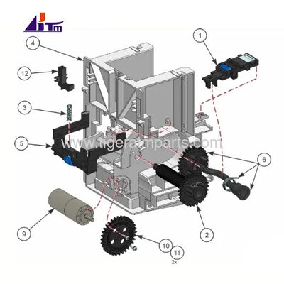 Parti di ricambio per stampante per tessere in PVC Datacard SD460 ID con laminatore