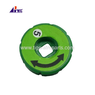 NCR ATM Parte SDM2 Trasporti inferiori di plastica a rullo verde 484-0106810-02