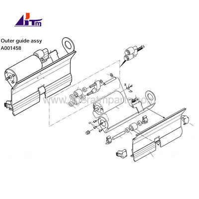 A001458 NMD50 Guida esterna Assy Glory Delarue NMD 050 ATM Ricambi